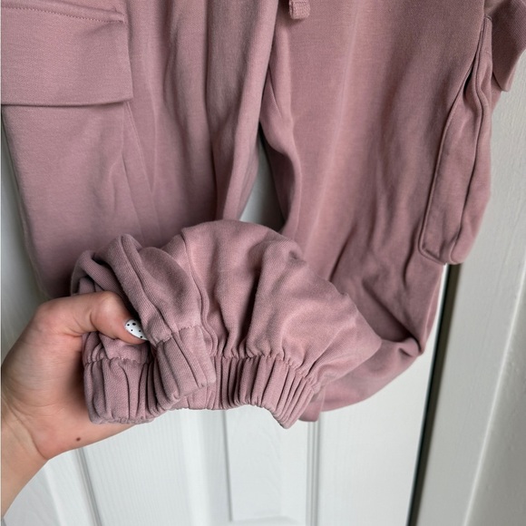 ZARA Matching Sweat Set Cargo Joggers Sweatshirt Top Two Piece Loungewear Set M - Picture 9 of 9